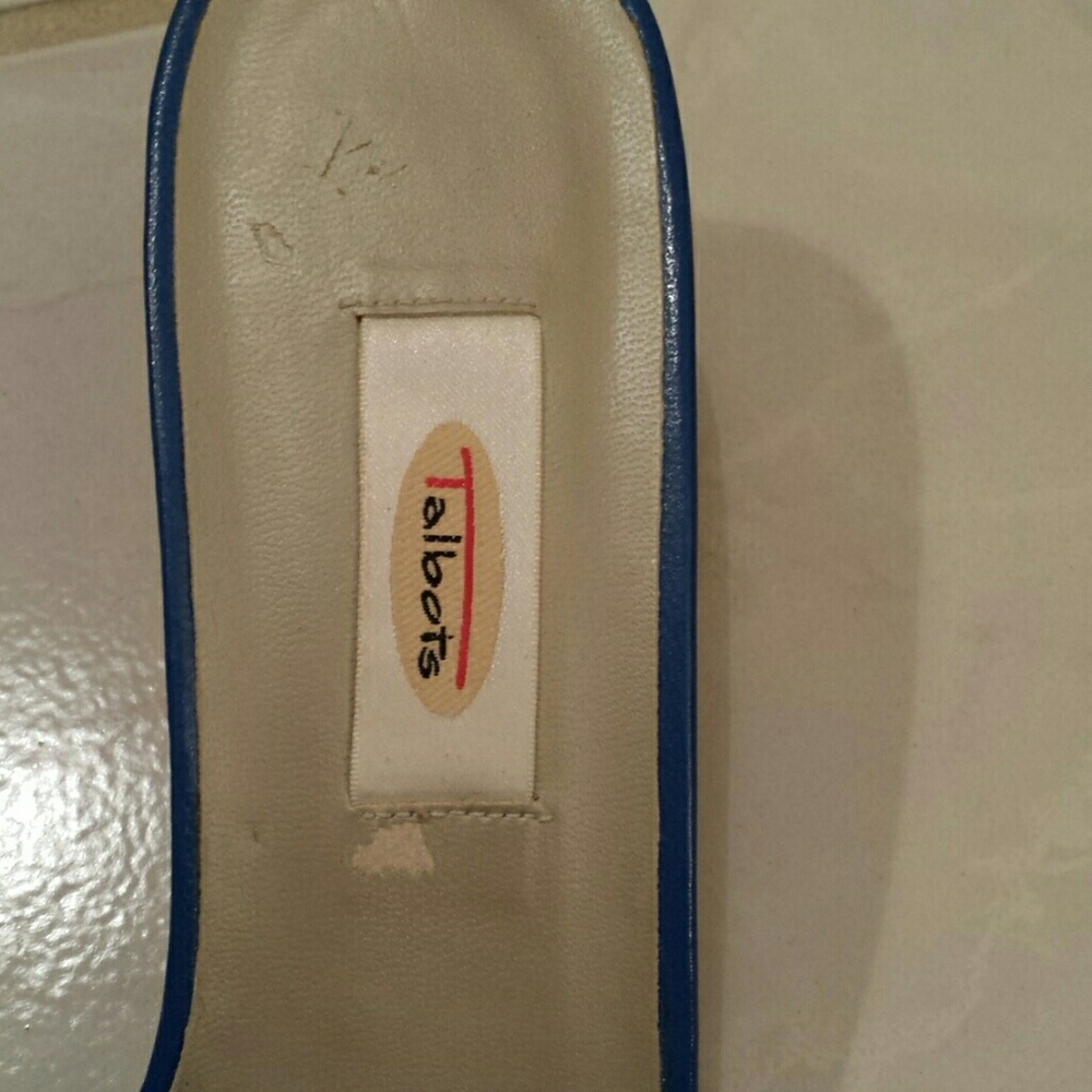 TALBOT Shoes Blue Variations Size 8 Medium - Picture 6 of 6